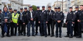 Image of SFPD ALERT members before Chinese New Year festivities deployment.